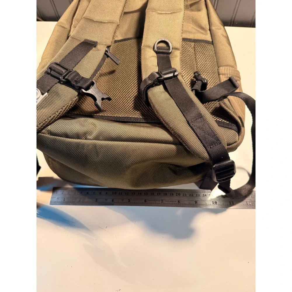 Herschel Supply Co Cordura Ballistic Backpack Olive Green Laptop Travel Bag